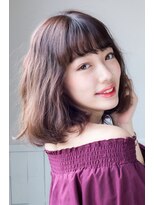 ヘアラヴィ(hair La Vie) ふわふわ波ウェーブボブ