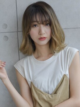 ラックスビー ユナイテッド 神戸三宮いくたロード店(LUXBE UNITED) 外ハネグラデーションカラー【LUXBE 神戸三宮いくたロード店】