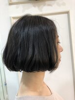 クロップ エス 湘南辻堂(crop es) ナチュラルボブ×アイスブルー