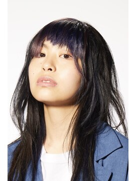 リンダ(LINDA) 【ペレイラ寺田ゆかり】ネイビーカラー×ロング