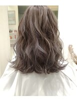 ファイブボックスヘアー 広島(five vox hair) 暗髪ラベンダーグレージュ