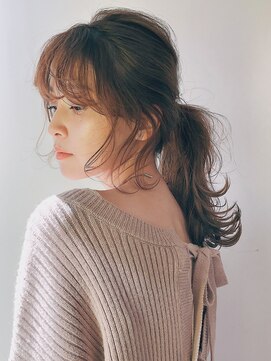ガーデントウキョウ(GARDEN Tokyo) 【GARDEN 田中麻由】ローポニー後れ毛アレンジ毛先パーマ