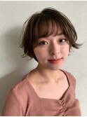 自然で可愛い☆小顔ショートパーマ/前田真吾