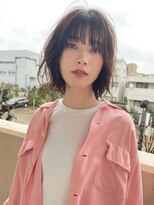 メゾンドイギー(MAISON de IGGY)&nbsp;くしゅっと無造作くびれボブ＊グレージュカラー