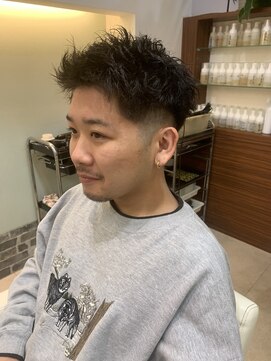 ヘアーアンドエステ ハラダ 滝ノ水店(Hair&Esthe Harada) フェードツイスト