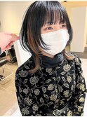CAF松本/ウルフカット/インナーカラー/大阪ウルフ/大阪美容室