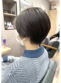 グレージュカラー/ボブウルフ/黒髪/ココアベージュ[稲毛/稲毛駅]