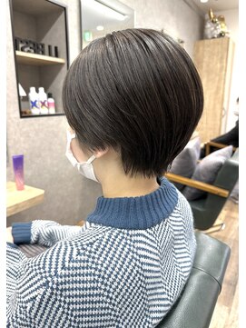 リベストバイジェービー 稲毛(li best. byjb) グレージュカラー/ボブウルフ/黒髪/ココアベージュ[稲毛/稲毛駅]