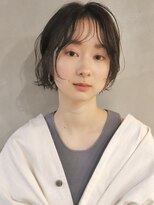 パーク(PARK)&nbsp;【PARK】抜け感ショートボブ×こっくりブラウン