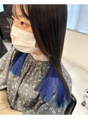【神山美来】透明感アッシュベージュ×艶感ラベンダーブルー