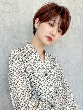 アンド ストーリーズ(&STORIES) 大人可愛い小顔ひし形クビレ丸みボブ20代30代40代大人ショート