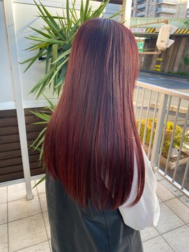 デバイス 東川口(DEVICE) ブリーチなし　レッドブラウン