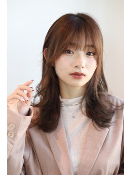 ヘアーアンドメイク エクリ 不動前店(Hair&Make equri) 【不動前美容室】ミディアムウルフ