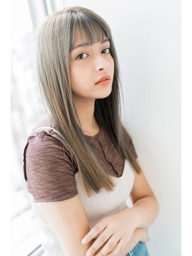 バルミー バイ エスドットブルーム 難波店(BALMY by S.BROOM) 【BALMY　難波】アッシュ系でこなれたナチュラルストレート