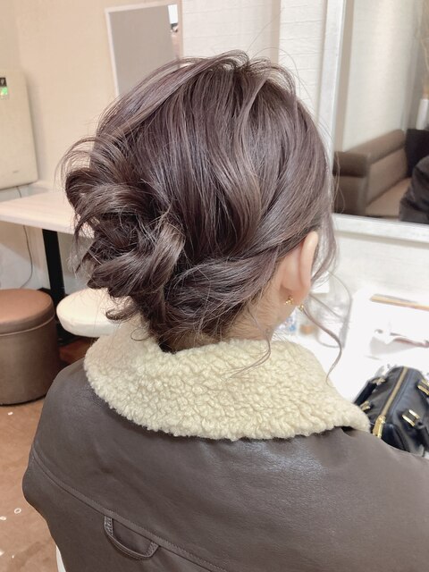 アップヘア　アップヘアアレンジ