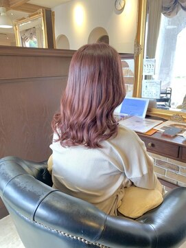 アドラーブル 女池店(adorable) 【ブリーチなしWカラー】【さくらピンク】【20代30代】