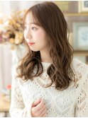 カーキベージュ外国人風小顔グラマラスロングa戸頭20代30代40代