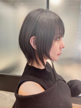 ダブルトーキョー シブヤ(W-TOKYO SHIBUYA) ☆横顔美人なボブウルフ　ウルフカット