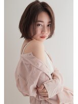 ロンドプランタン 恵比寿(Lond Printemps) 【Lond佐野】ボブルフ 黒髪ネビージュ小顔ワンレンショート