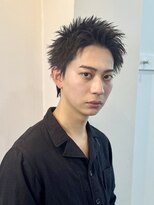 クロト(Clotho) スパイキーショート/ツイストスパイラル波巻きメンズウルフ