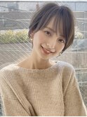 大人女子人気のまるみショート