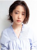 【over hair】 ナチュラルボブスタイル