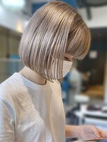 ノチ(Noci)&nbsp;20代30代大人可愛いダブルカラーブリーチハイトーンカラー