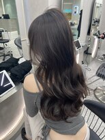 ロール 博多(Role)&nbsp;グレージュ/透明感カラー/暗髪/くびれ巻き/小顔