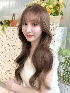 オニキス(ONYX) T15ハッシュカット韓国ヘアーブリーチ無しダブルカラー表参道