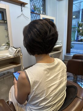 ランデ(RANDE) 白髪染め白髪ぼかし大人ショートボブ大人かわいい30代40代50代