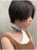 大人かわいいココアブラウンマニッシュショート[三軒茶屋]
