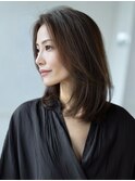 ☆オリーブグレーココアベージュ小顔クラゲヘアー/黒髪/髪質改善
