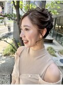 高めアップスタイル