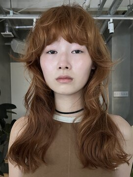 テクネ 天神大名(techne) 天神大名顔周りレイヤーカットミディアムボブタッセルボブパーマ