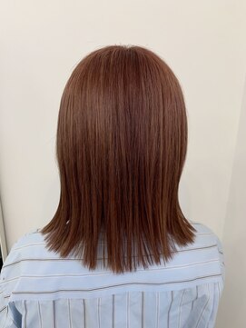 レプリカ 戸塚(Replica) 切りっぱなしストレート　ピンクカラー