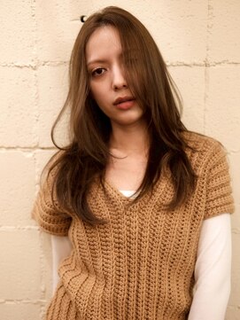 ランプ 代官山(the lamp) 透明感チョコレートブラウンロングレイヤー大人美人20代30代