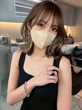 サイン 渋谷(SIGN) 20代30代人気レイヤーカット韓国ヘアーワンホンヘアレイヤーボブ