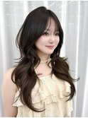 韓国スタイル/ナチュラルくびれヘア_くびれ巻き_レイヤーカット