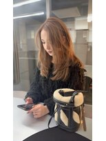 ラ キング(LA KING) 着物ヘア/大人ガーリー/ダークアッシュ/似合わせカット/栄