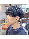 縦落ちツイストスパイラル　ツイストスパイラル　メンズパーマ