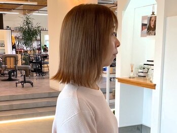 サクヘアー(39 hair)の写真/本物志向の大人女性も大満足!!薬剤にとことんこだわり,髪に優しい厳選した薬剤を使用♪