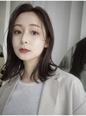 レイヤーカットウルフカットボブグレージュオリーブべージュ