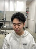 【梅田】大人メンズツイストスパイラルパーマ