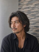 アース 熊本嘉島店(HAIR&MAKE EARTH)&nbsp;40代50代から似合う！大人の色気ミディアムパーマ