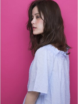 シャンプー 本店(SHAMPOO) ゆるっと無気力ウェーブでアンニュイなセクシーミディ