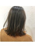 salon ao リアルスタイル ハイライト×グレージュ