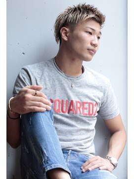 アイリーヘアデザイン(IRIE HAIR DESIGN) 【IRIE HAIR赤坂】メンズハイトーン×ショートスタイル