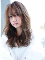 ネオリーブウリ 二子玉川店(Neolive uri)&nbsp;フリンジウエーブ大人かわいい前髪ハイライト