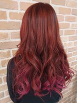 セットアップ 倉敷美和店(SET-UP) うる艶ピンクグラデーションカラー