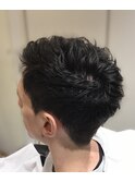 無造作ソフトモヒカンスタイル